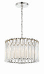 Crystorama Libby Langdon Elliot 4 Light Polished Nickel Mini Chandelier