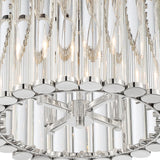 Crystorama Libby Langdon Elliot 4 Light Polished Nickel Semi Flush Mount