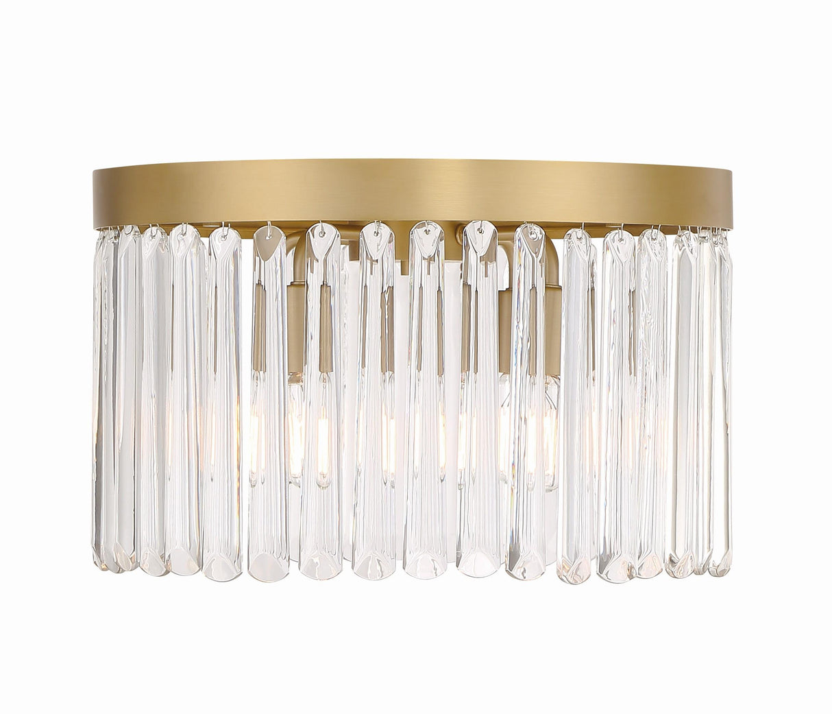 Crystorama Emory 4 Light Modern Gold Flush Mount