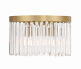 Crystorama Emory 4 Light Modern Gold Flush Mount