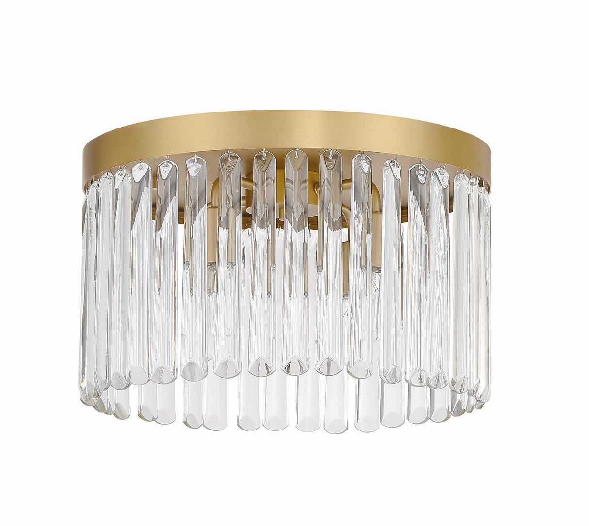 Crystorama Emory 4 Light Modern Gold Flush Mount