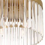 Crystorama Emory 4 Light Modern Gold Flush Mount