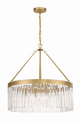 Crystorama Emory 8 Light Modern Gold Chandelier