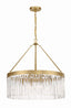 Crystorama Emory 8 Light Modern Gold Chandelier