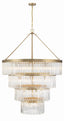 Crystorama Emory 22 Light Modern Gold Chandelier