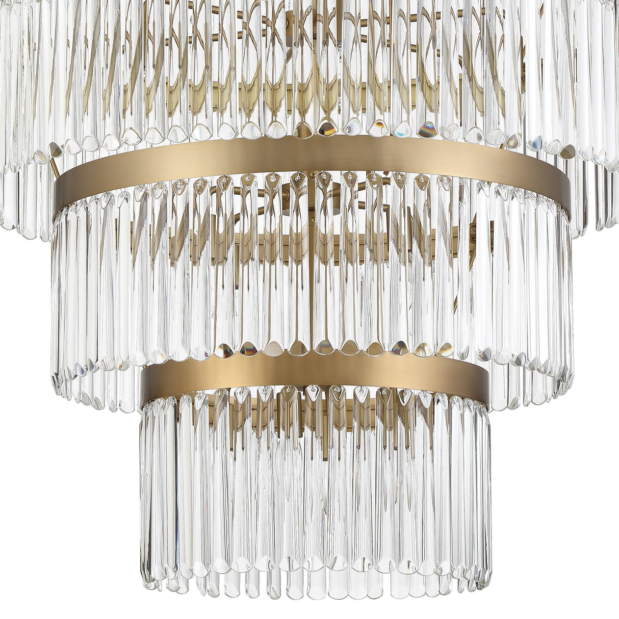 Crystorama Emory 22 Light Modern Gold Chandelier