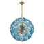 Crystorama Esme 9 Light Aged Brass Pendant