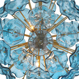 Crystorama Esme 9 Light Aged Brass Pendant