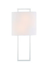 Crystorama Fremont 2 Light Polished Nickel Sconce