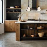 Crystorama Fulton 1 Light Black Mini Pendant