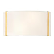 Crystorama Fulton 2 Light Antique Gold Sconce