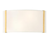 Crystorama Fulton 2 Light Antique Gold Sconce