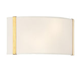 Crystorama Fulton 2 Light Antique Gold Sconce