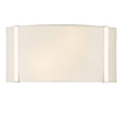 Crystorama Fulton 2 Light Polished Nickel Sconce
