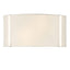 Crystorama Fulton 2 Light Polished Nickel Sconce