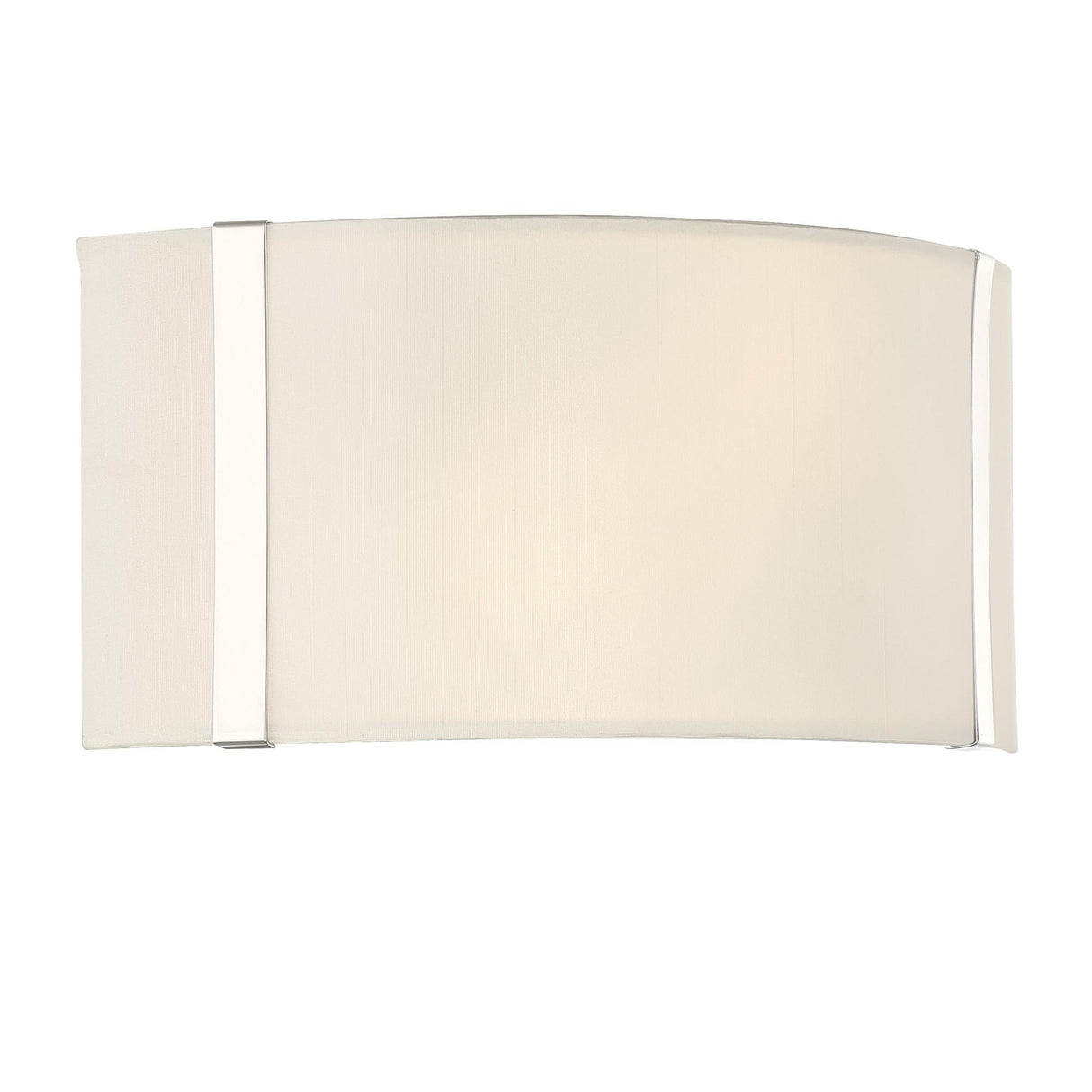 Crystorama Fulton 2 Light Polished Nickel Sconce