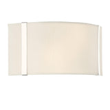 Crystorama Fulton 2 Light Polished Nickel Sconce