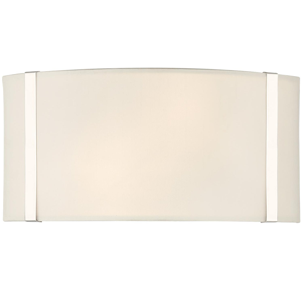 Crystorama Fulton 2 Light Polished Nickel Sconce