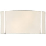 Crystorama Fulton 2 Light Polished Nickel Sconce