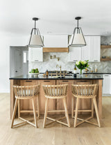 Crystorama Fulton 3 Light Black Pendant