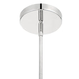 Crystorama Fulton 3 Light Polished Nickel Pendant