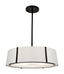 Crystorama Fulton 6 Light Matte Black Chandelier