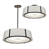 Crystorama Fulton 6 Light Matte Black Chandelier