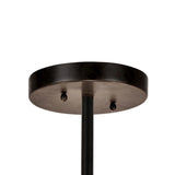 Crystorama Fulton 6 Light Matte Black Chandelier