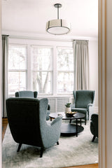 Crystorama Fulton 6 Light Matte Black Chandelier