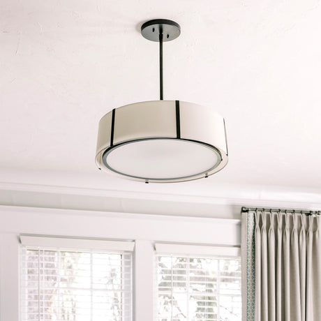 Crystorama Fulton 6 Light Matte Black Chandelier