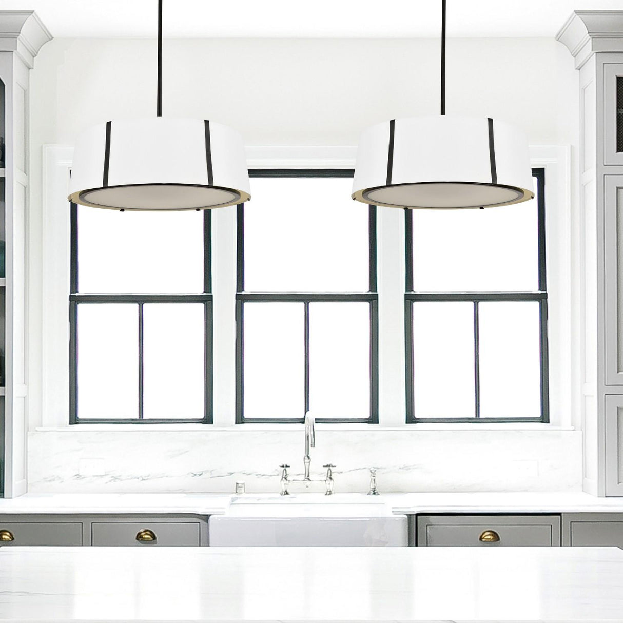 Crystorama Fulton 6 Light Matte Black Chandelier