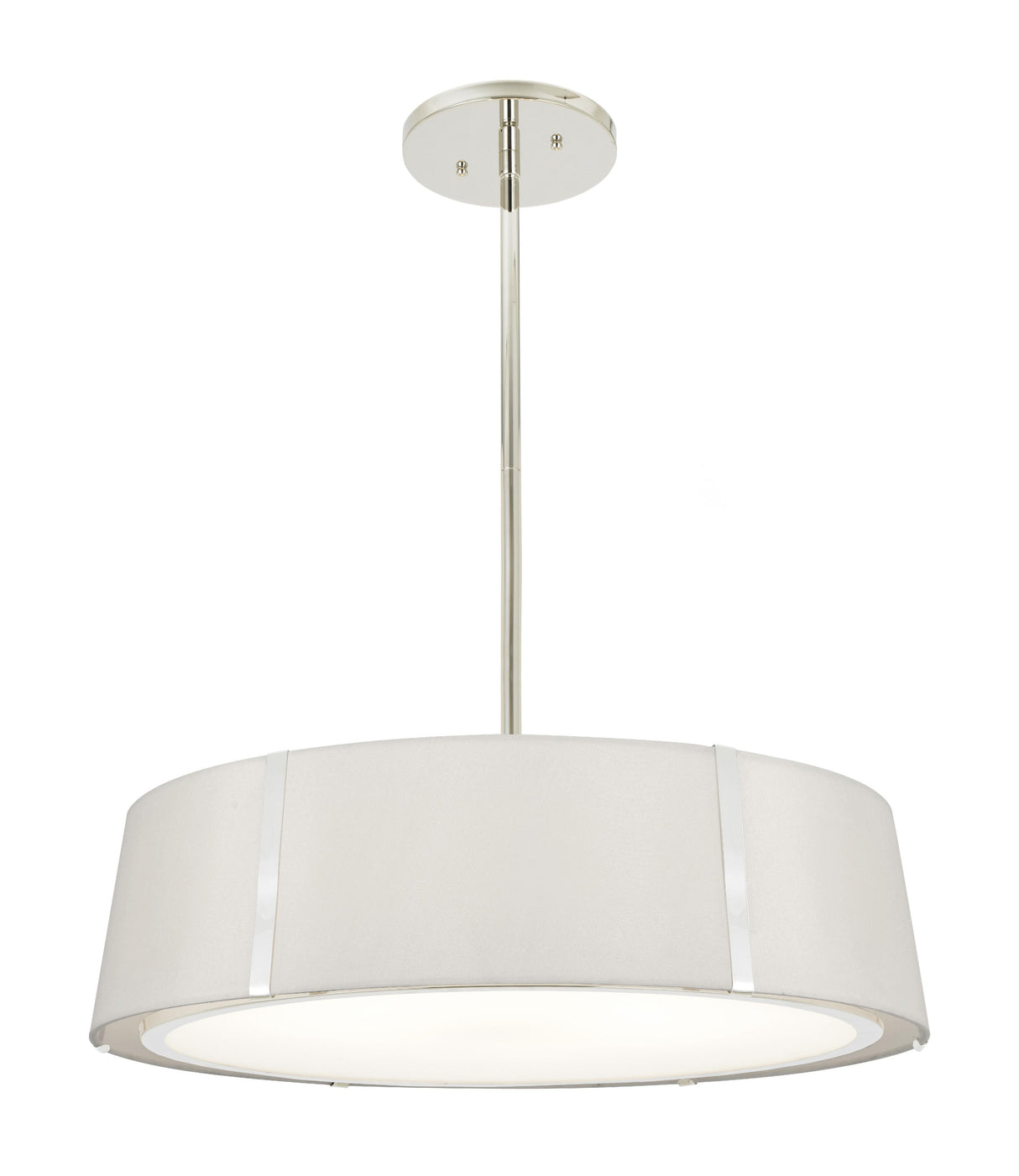 Crystorama Fulton 6 Light Polished Nickel Chandelier