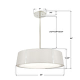 Crystorama Fulton 6 Light Polished Nickel Chandelier