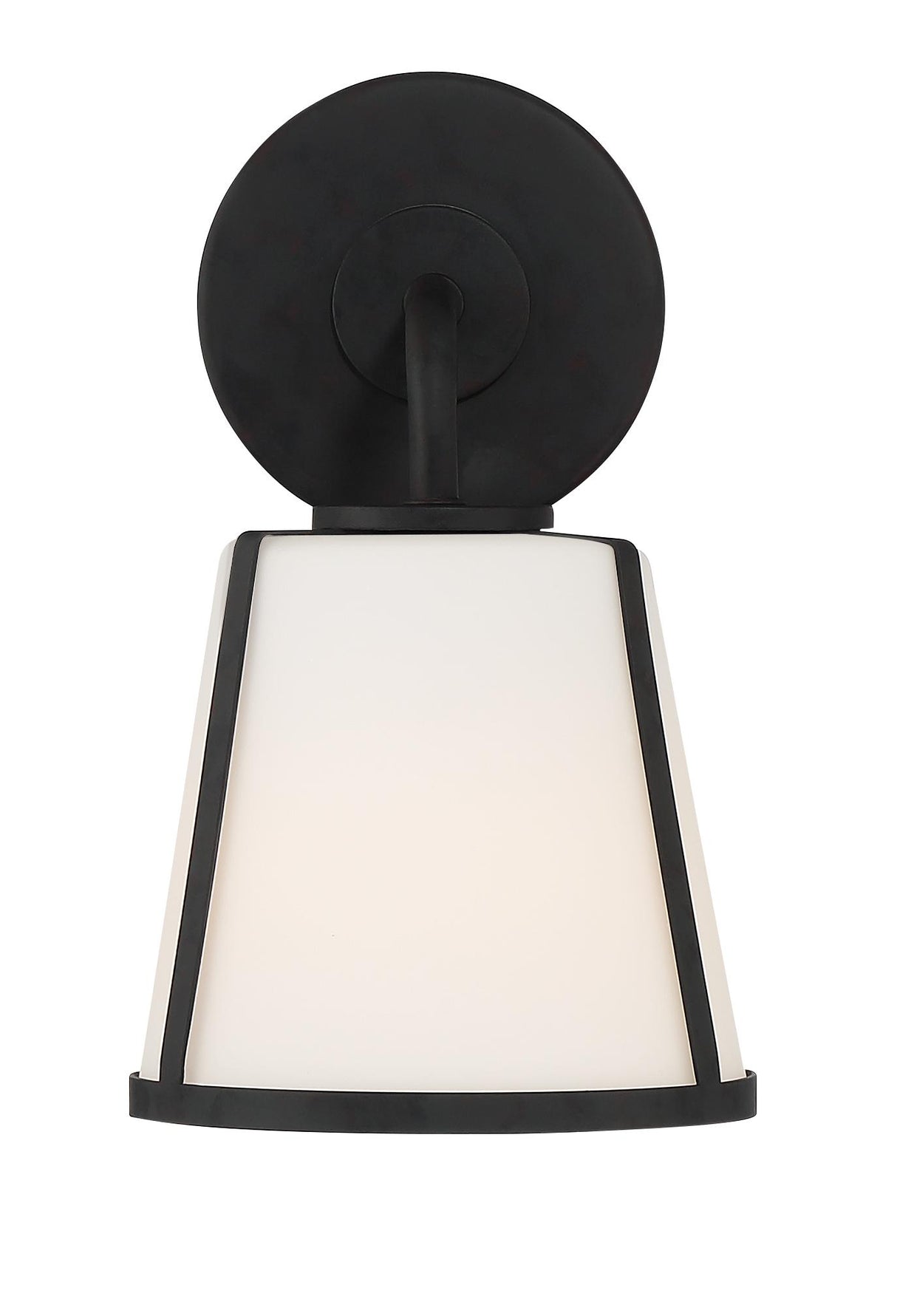 Crystorama Fulton 1 Light Black Sconce