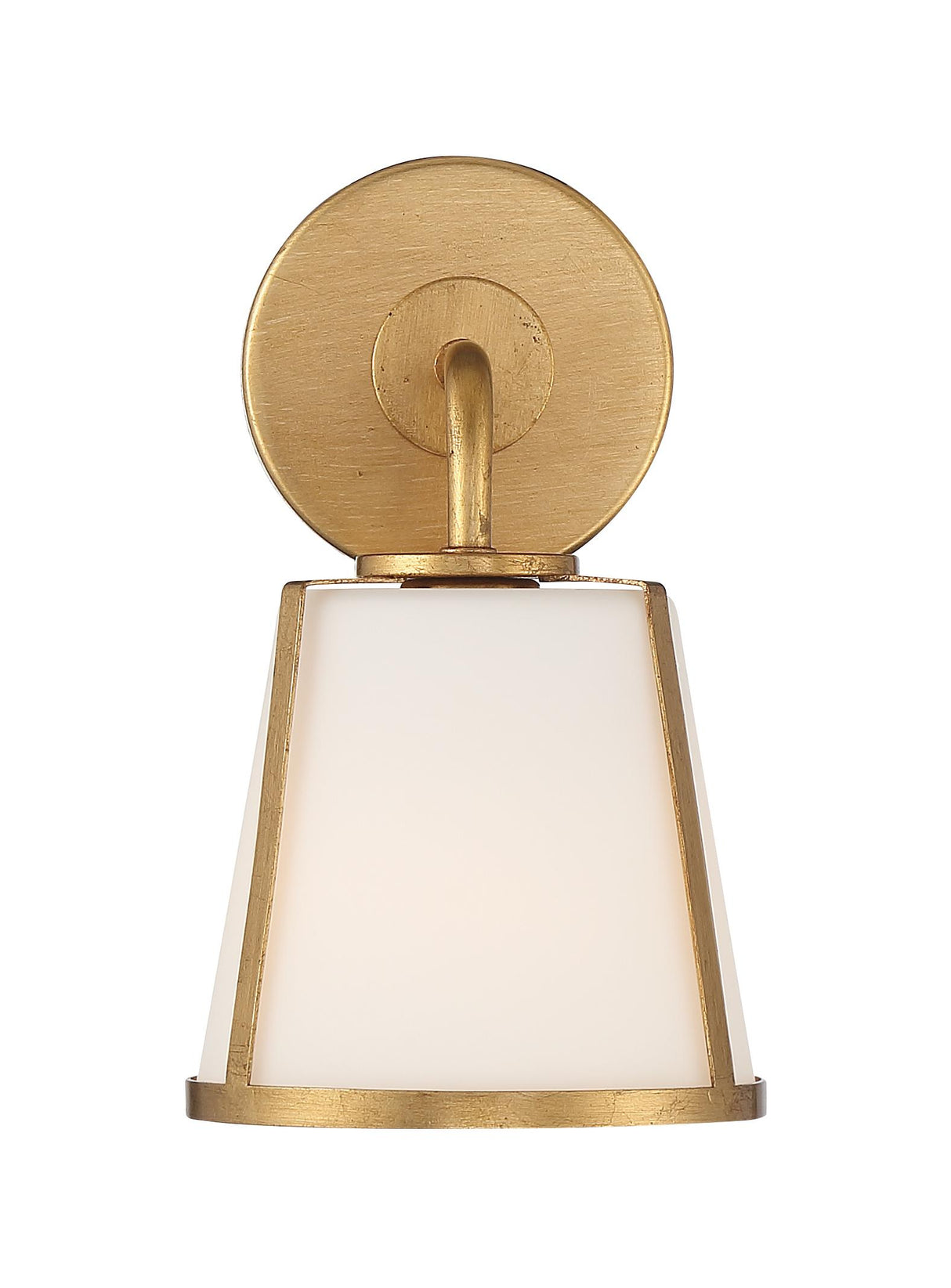 Crystorama Fulton 1 Light Antique Gold Sconce