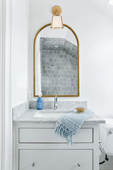 Crystorama Fulton 1 Light Antique Gold Sconce