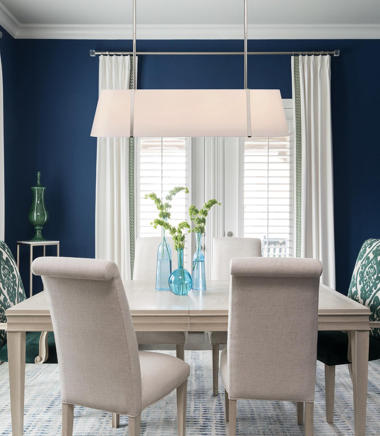 Crystorama Fulton 4 Light Polished Nickel Linear Oval Chandelier