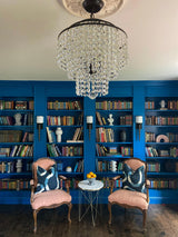 Crystorama Gabrielle 4 Light Matte Black Chandelier