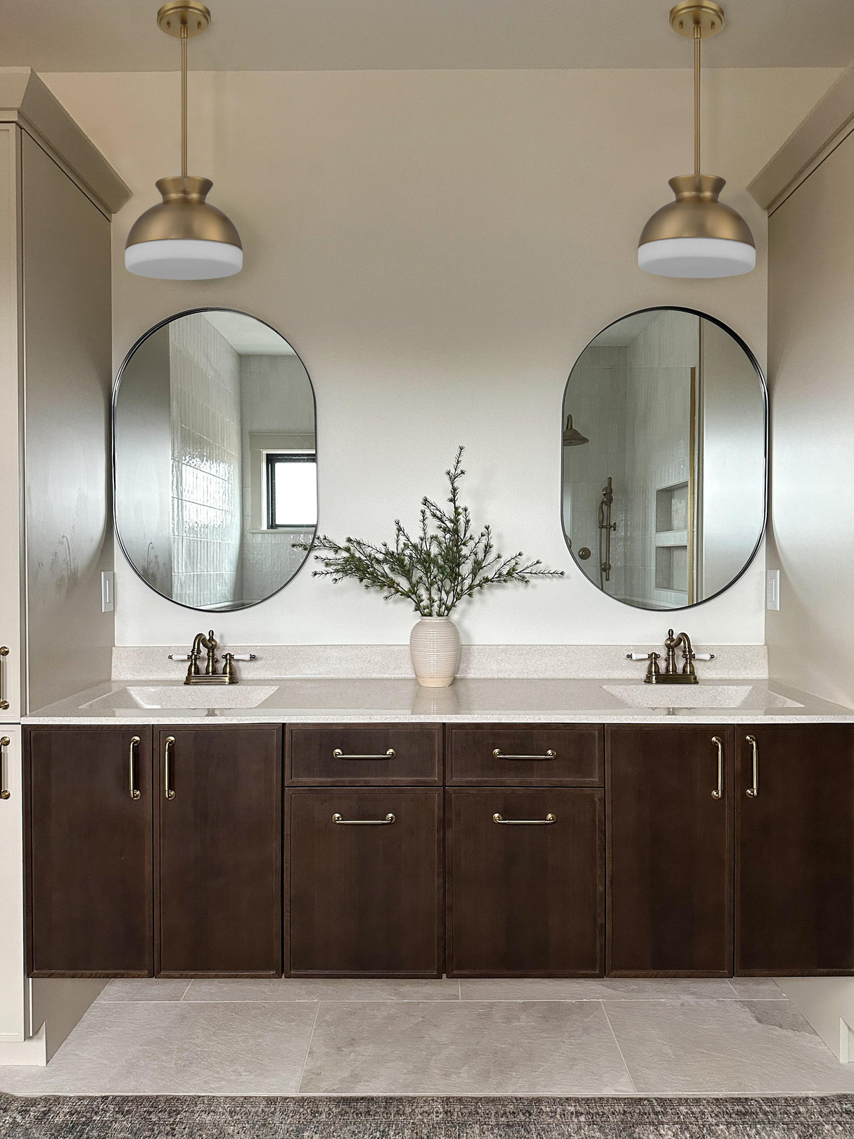 Crystorama Brian Patrick Flynn Gidget 1 Light Vibrant Gold Mini Pendant