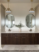 Crystorama Brian Patrick Flynn Gidget 1 Light Vibrant Gold Mini Pendant