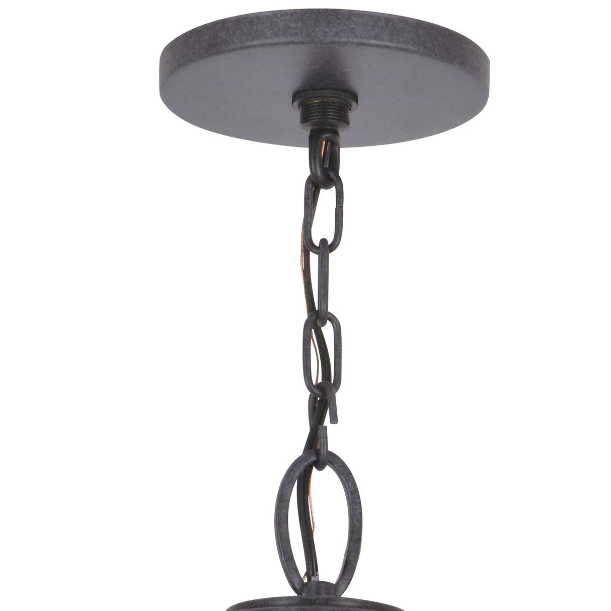 Crystorama Brian Patrick Flynn Glacier 3 Light Black Charcoal Outdoor Pendant