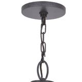 Crystorama Brian Patrick Flynn Glacier 3 Light Black Charcoal Outdoor Pendant