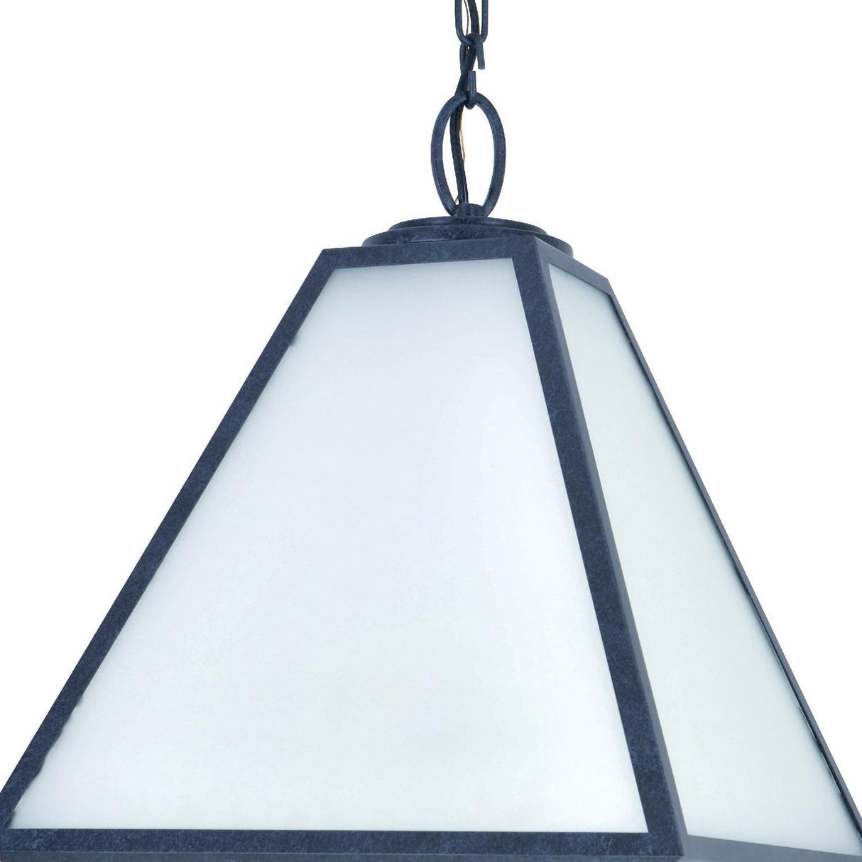 Crystorama Brian Patrick Flynn Glacier 3 Light Black Charcoal Outdoor Pendant