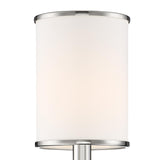 Crystorama Hatfield 1 Light Polished Nickel Sconce