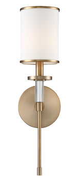Crystorama Hatfield 1 Light Vibrant Gold Sconce