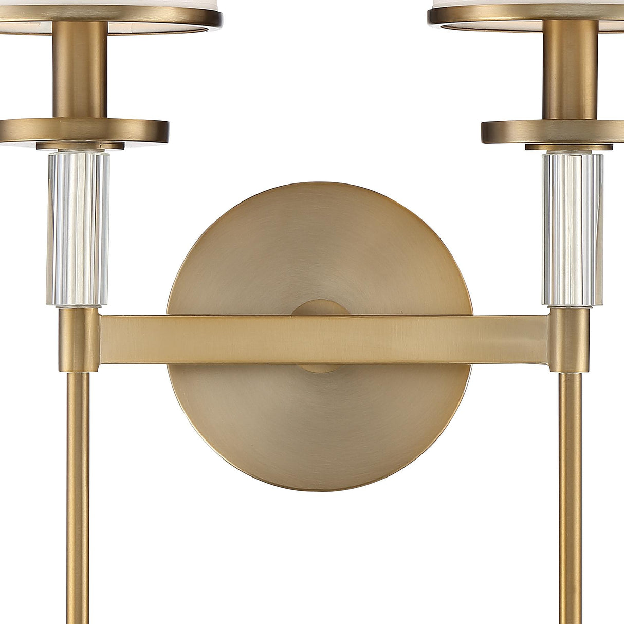 Crystorama Hatfield 2 Light Vibrant Gold Sconce