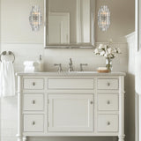 Crystorama Hayes 2 Light Polished Nickel Sconce