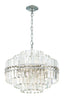 Crystorama Hayes 12 Light Polished Nickel Chandelier