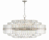 Crystorama Hayes 32 Light Polished Nickel Chandelier