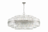 Crystorama Hayes 32 Light Polished Nickel Chandelier